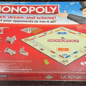Hasbro Monopoly Board Game - Red and Green
